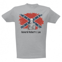Tričko s potiskem Generál Robert E. Lee - Konfederační vlajka