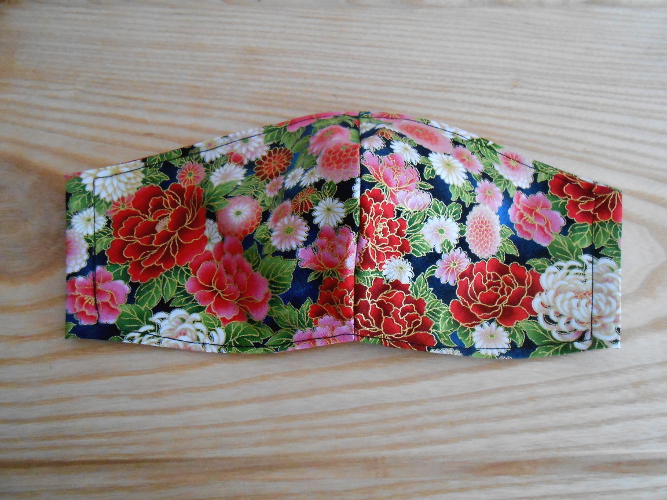 Rouška pestrobarevná kytičková (116/20)