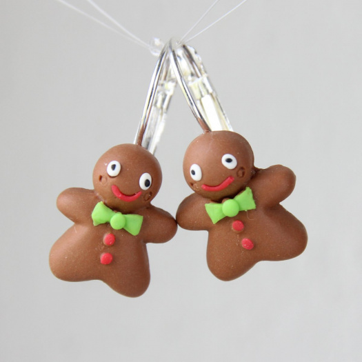Gingermen, perníkoví panáčci, fimo