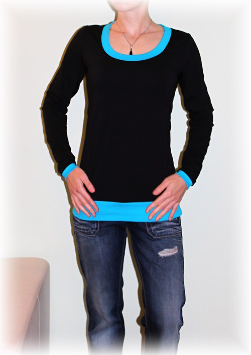 Triko Eva s lemem- dlouhý rukáv