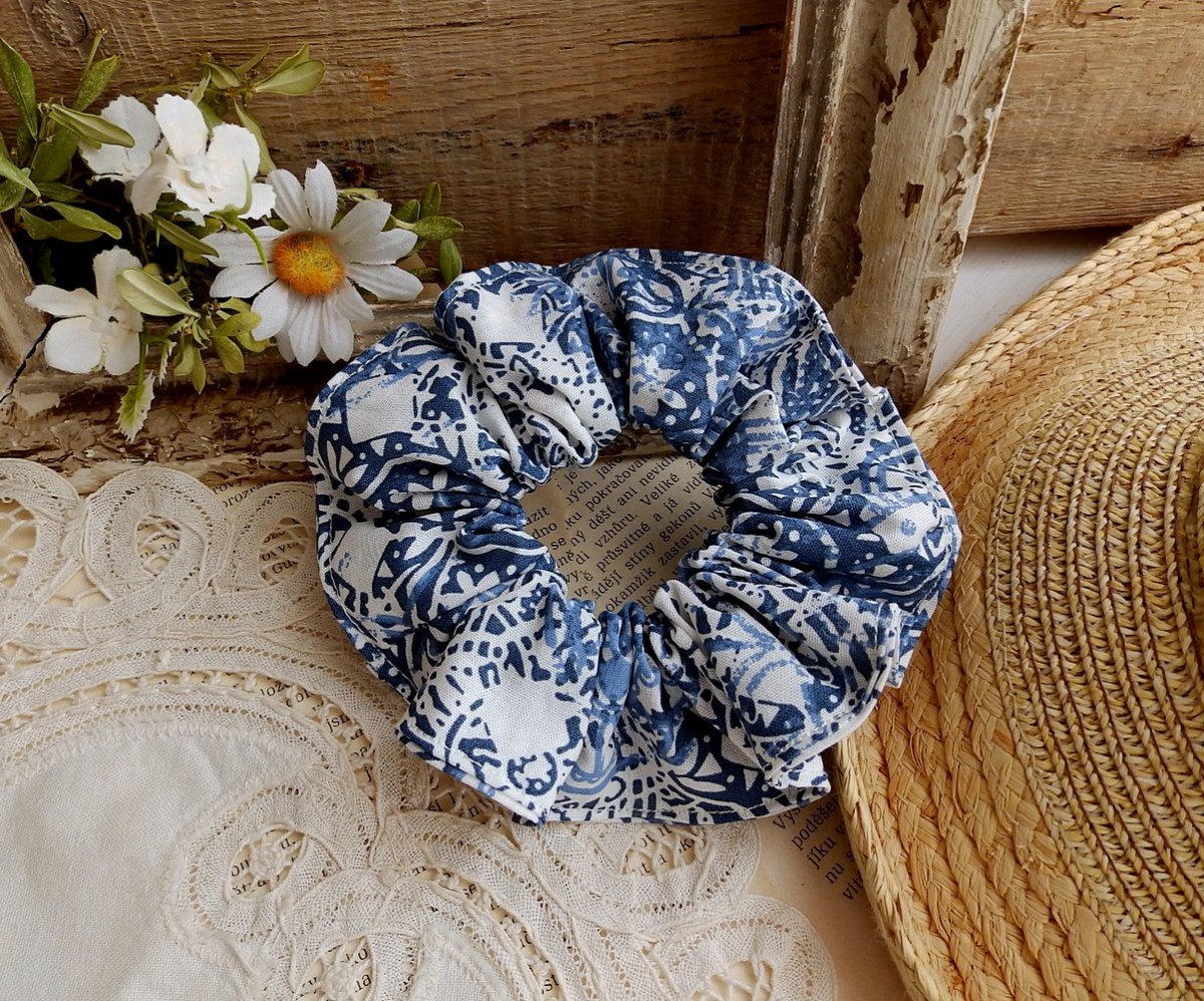 scrunchies gumička do vlasů Ideální k džínám