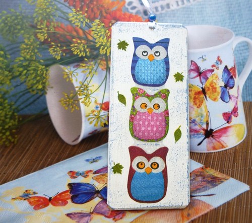 dřevěná záložka do knihy