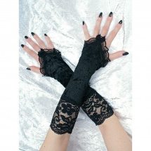 Dámské společenské rukavice černé 1020