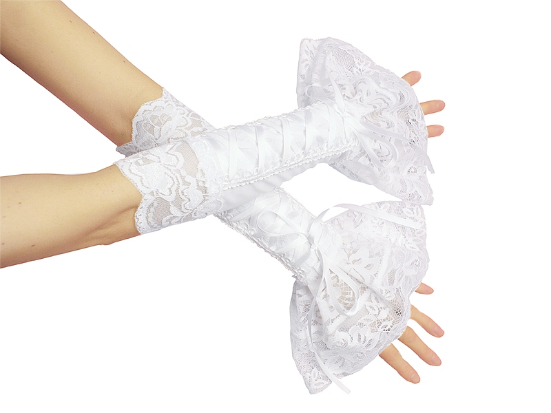 Svatební rukavice bílé 1315
