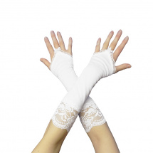 Svatební rukavice bílé 1320