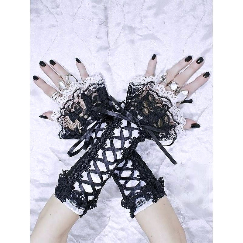 Elegantní společenské bezprsté rukavice 0310