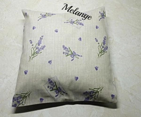 Levandulky v režné- plněný polštářek