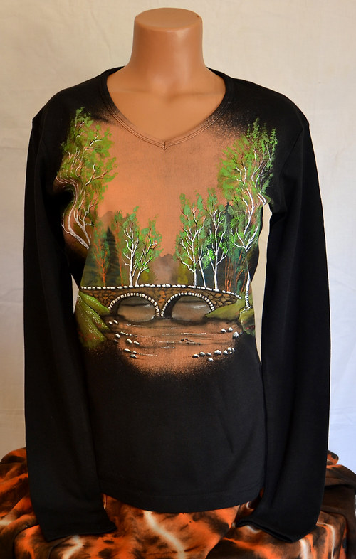 Tričko Břízky u mostu