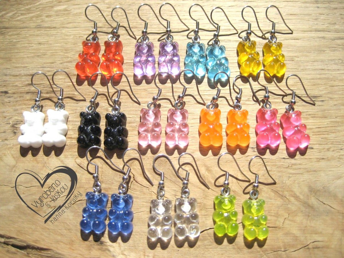 NÁUŠNICE - GUMOVÍ MEDVÍDCI