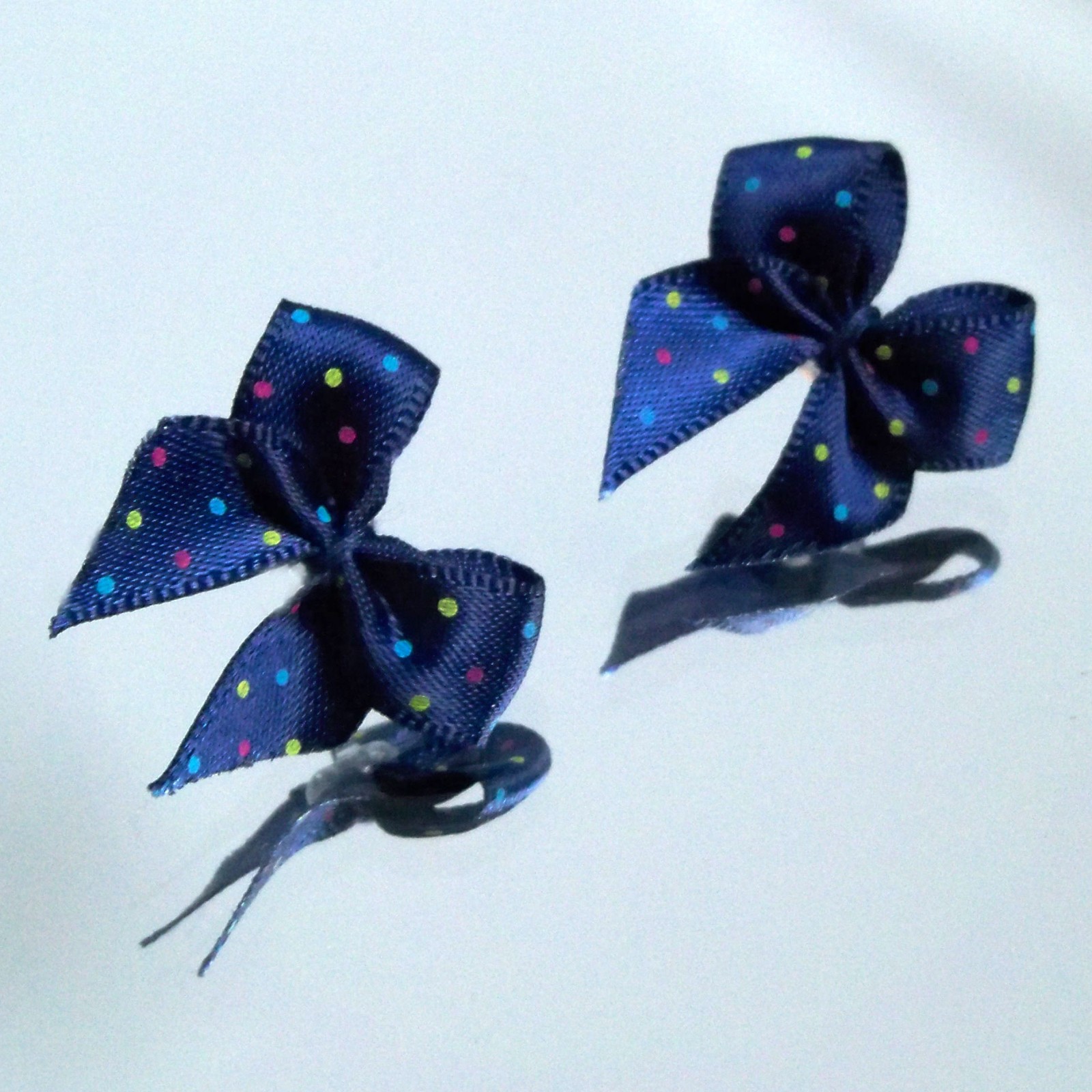 Veselé mašličky - náušnice H5