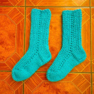 Ručně pletené ponožky s vlnou vel. 46-47