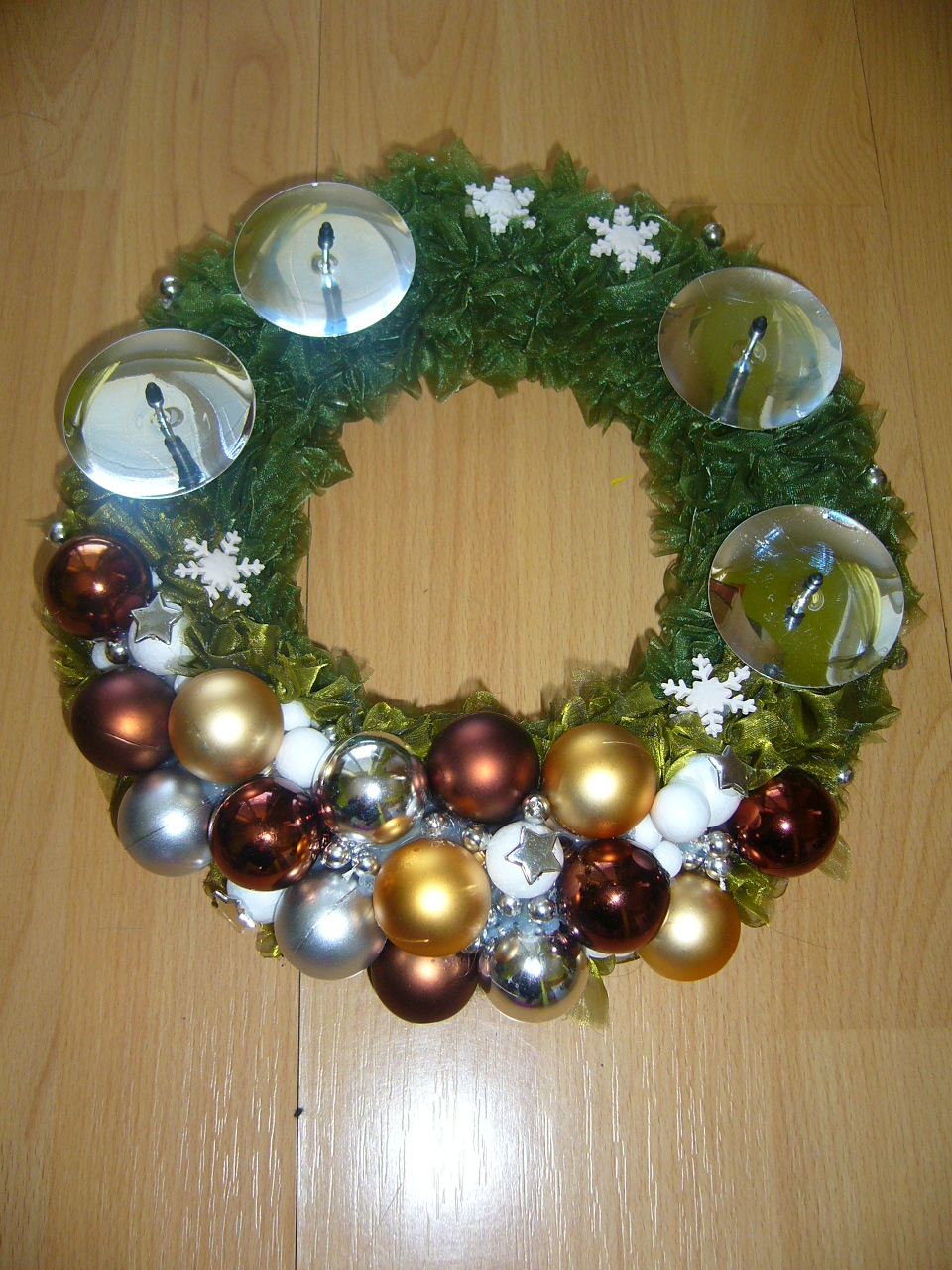 Luxusní adventní věnec