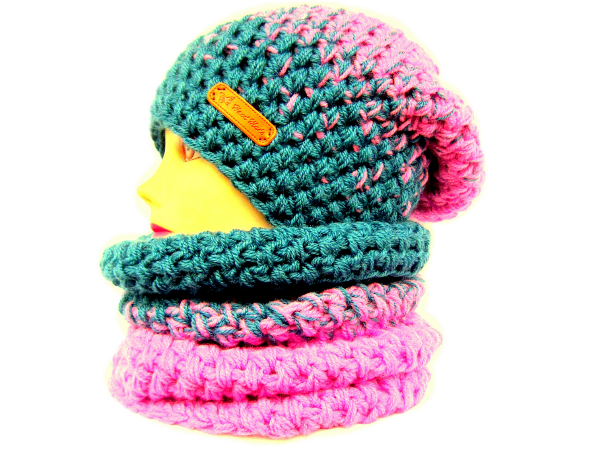 OMBRÉ ČEPICE PRO MARCELKU