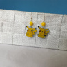 Sedící pikaču, pikachu, pokémon, pokémoni