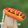Hot dog, fimo náhrdelník