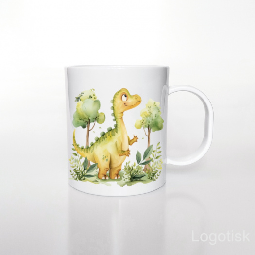 Plastový hrníček pro děti DINO se jménem