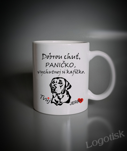 Hrnek potisk LABRADOR se jménem