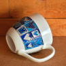 Porcelánový malovaný hrnek Jim – modrý