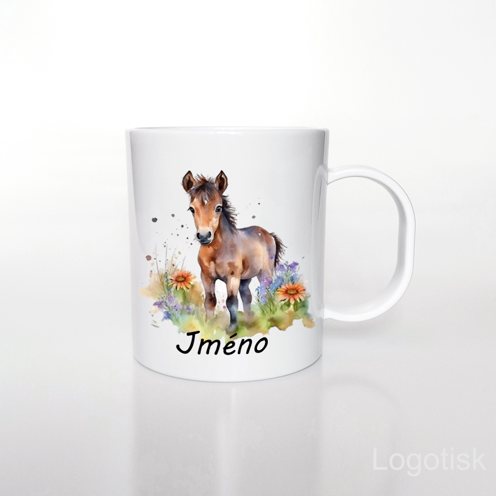 Plastový hrnníček HŘÍBÁTKO