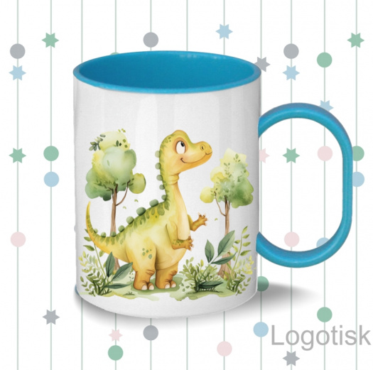 Plastový hrníček pro děti DINO se jménem