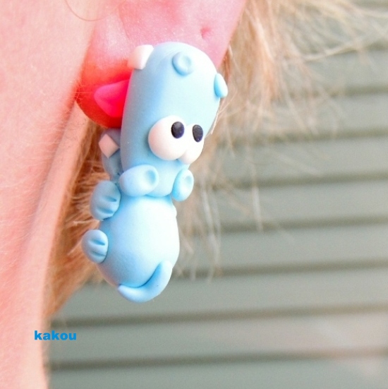 potvůrka kousavá - hippo světle modrý