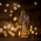 Skleněný anděl křišťál 12cm