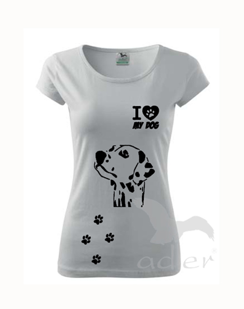 I love my dog - dalmatin