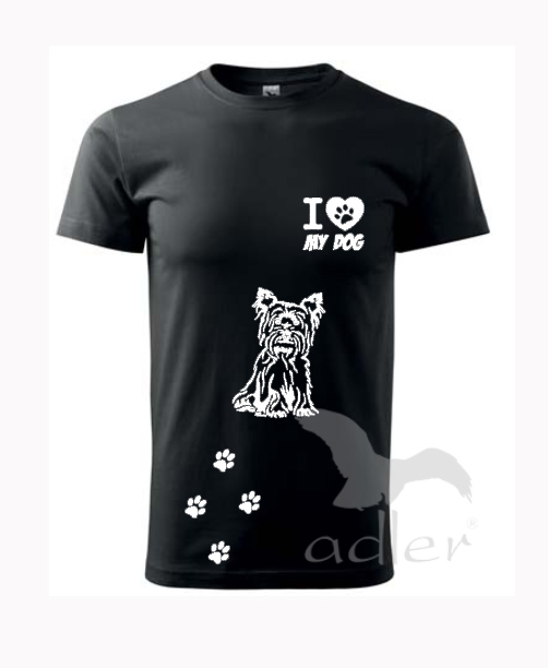 I love my dog - jorkšír - pásnké 3XL