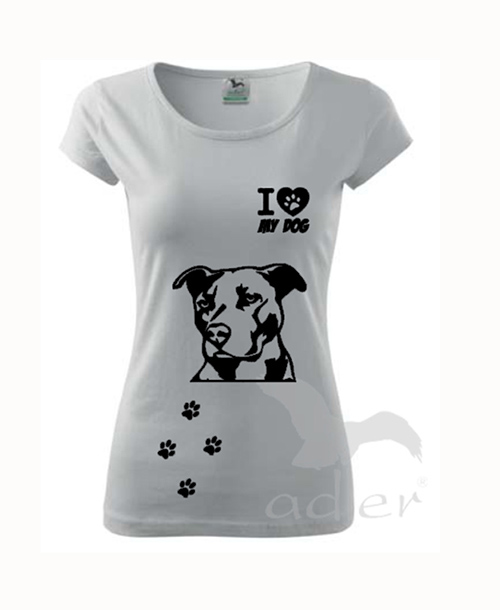 I love my dog - pitbull 