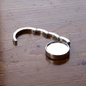 Háček na Kabelku 43mm - 1ks - Platinový
