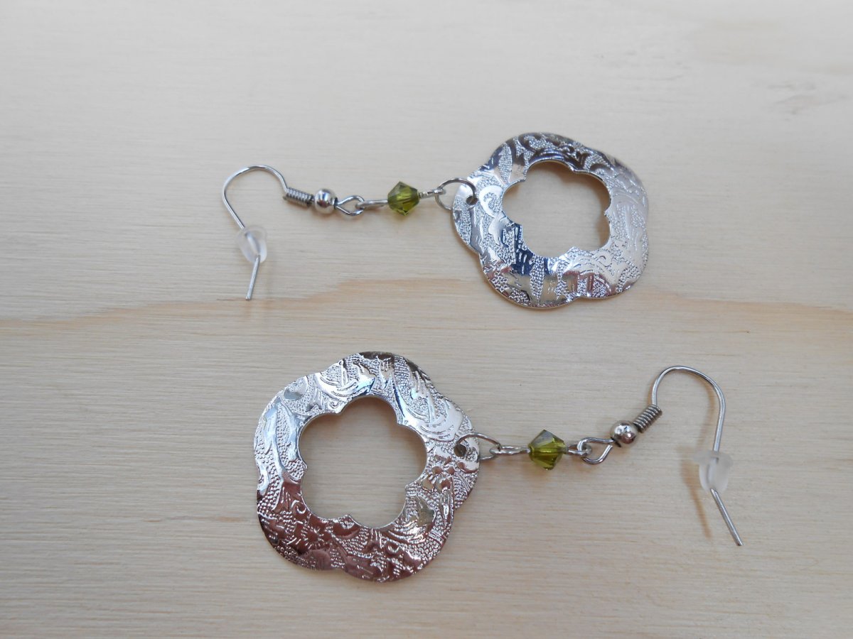 Náušnice nerezové kytičky (1039/13)