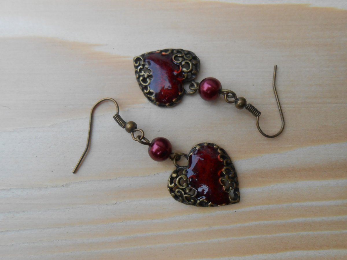 Náušnice srdíčka (175/15)