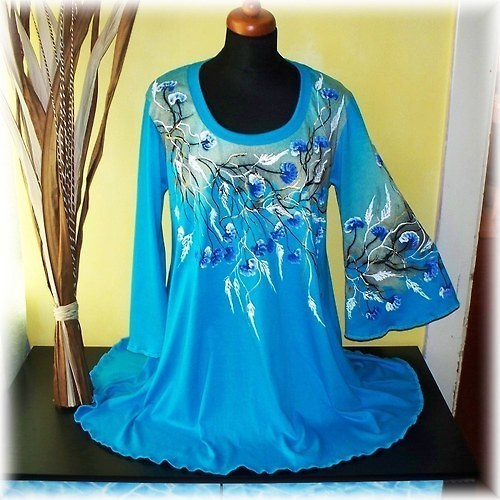Tunika malovaná,M,L,XL,XXL
