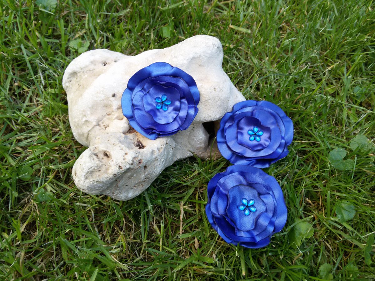 Brož-modrá fantazie . č.1186