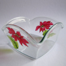 Vánoční hvězda - svícen nebo miska na oříšky.