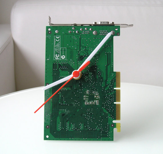 IT stolní hodiny Green