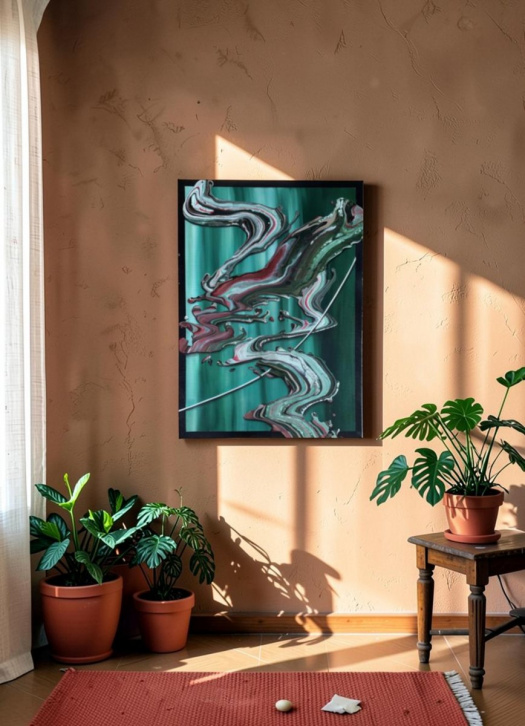 Abstraktní obraz - Orryn, 50x70 cm