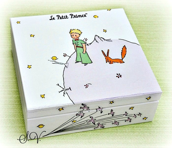 dřevěná truhlička - šperkovnice