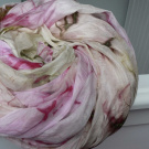 Šál zlehka olivový- rose,180x90 cm