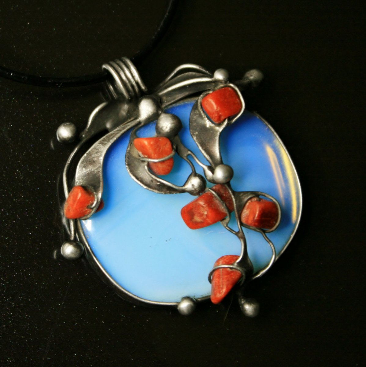  Radost ze života - opalit, korál   