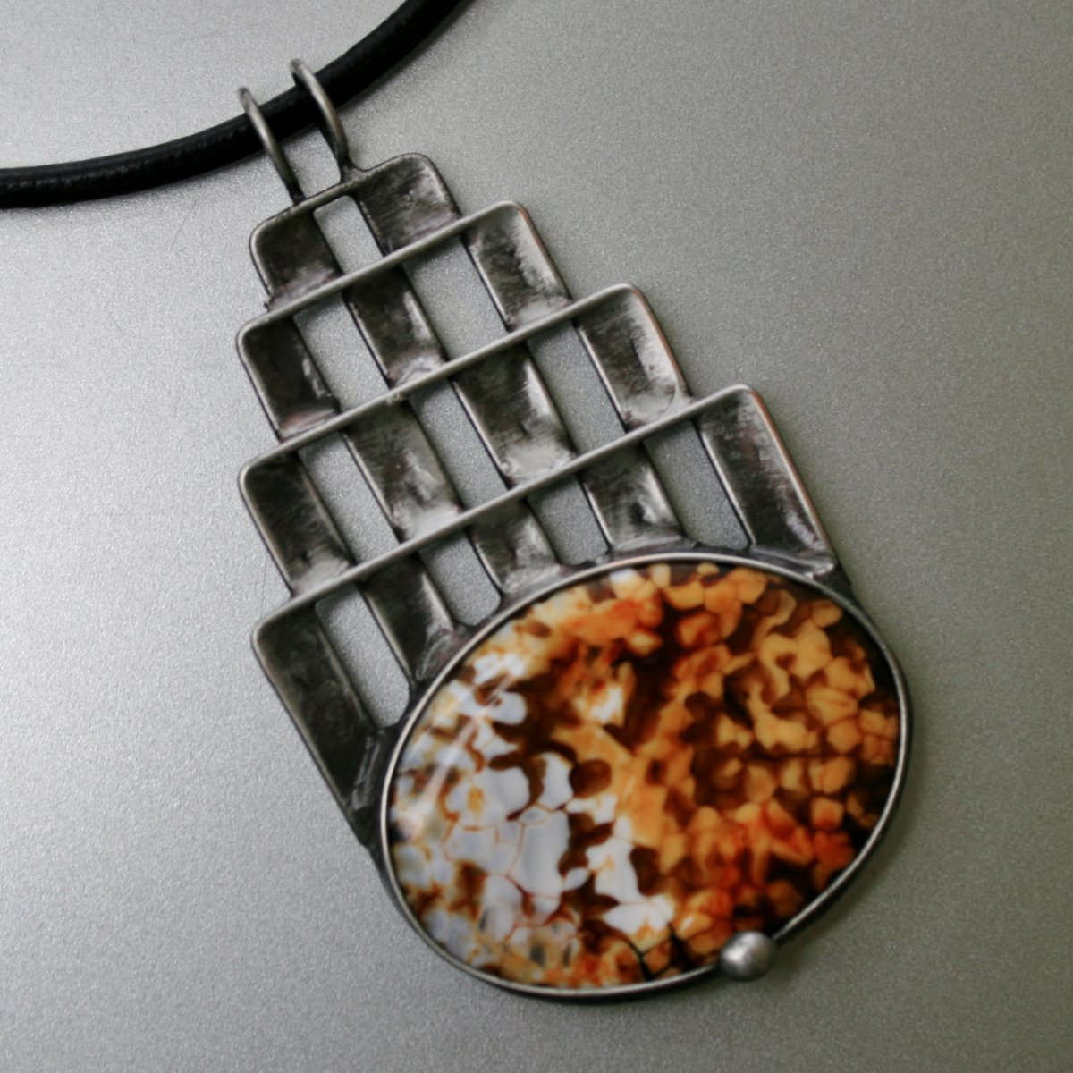 Káva se smetanou - achát