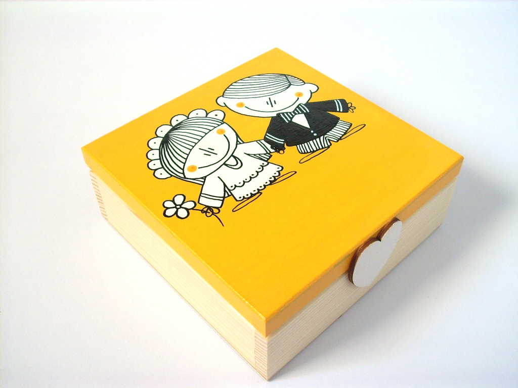 Svatební truhlička se jmény na přání... no.393