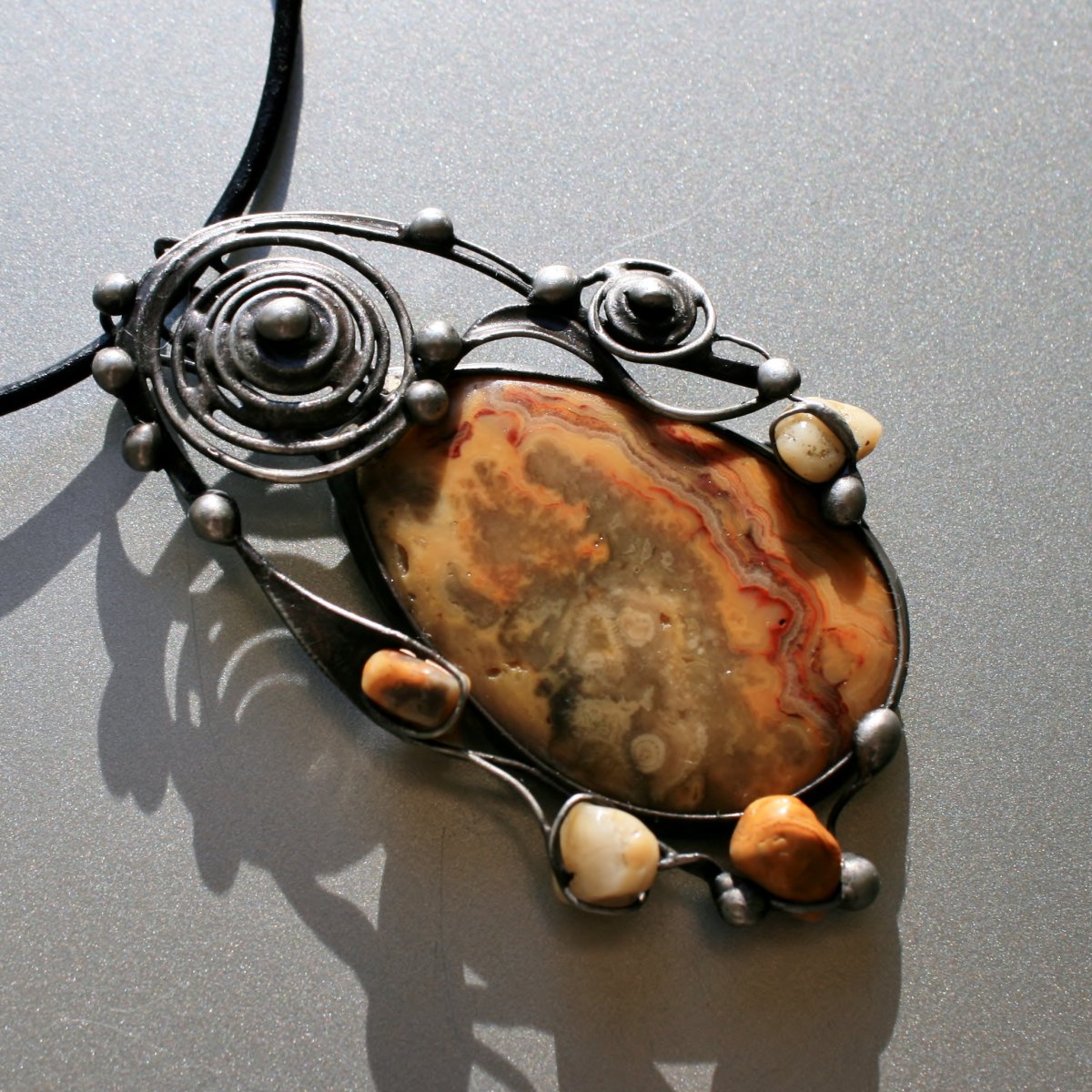 Zákoutí duše - achát krajkový