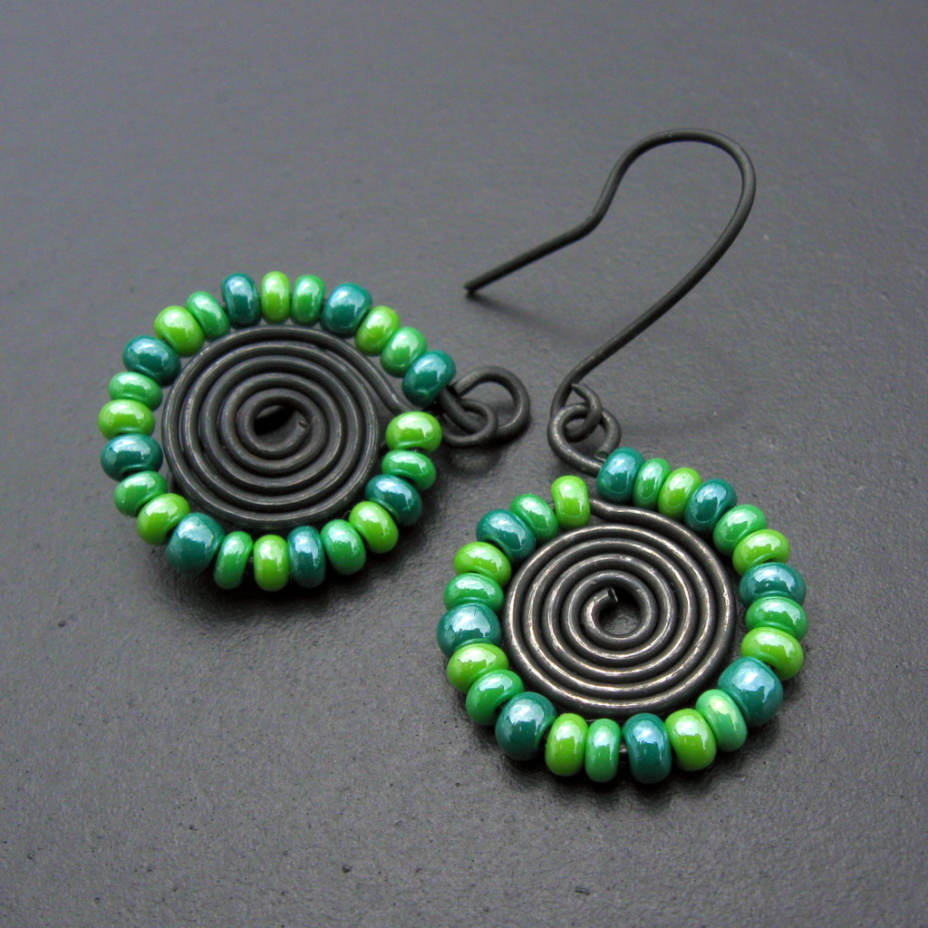 Zeleno zelené kytičky