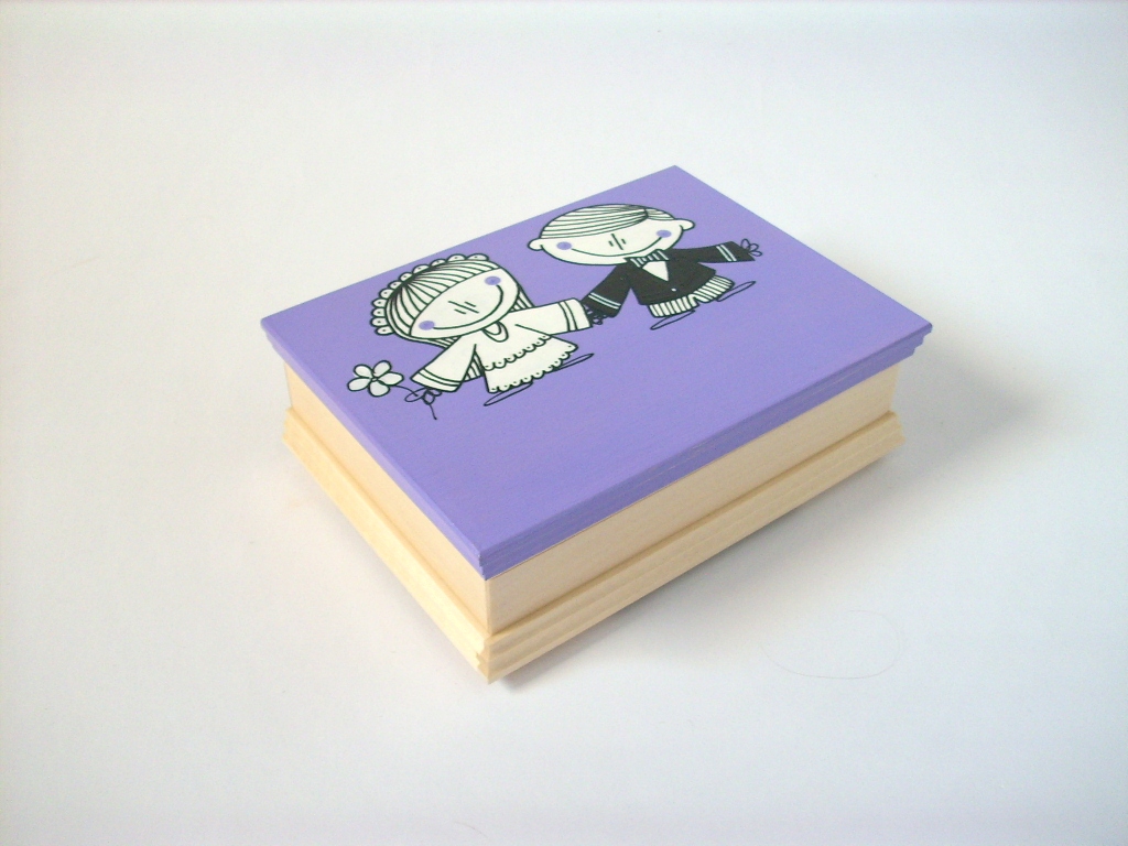 Svatební krabička se jmény na přání... no.370