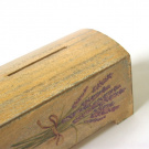 Dřevěná patinovaná kasička... no.179