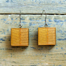 Náušky "Orange strip" no.33