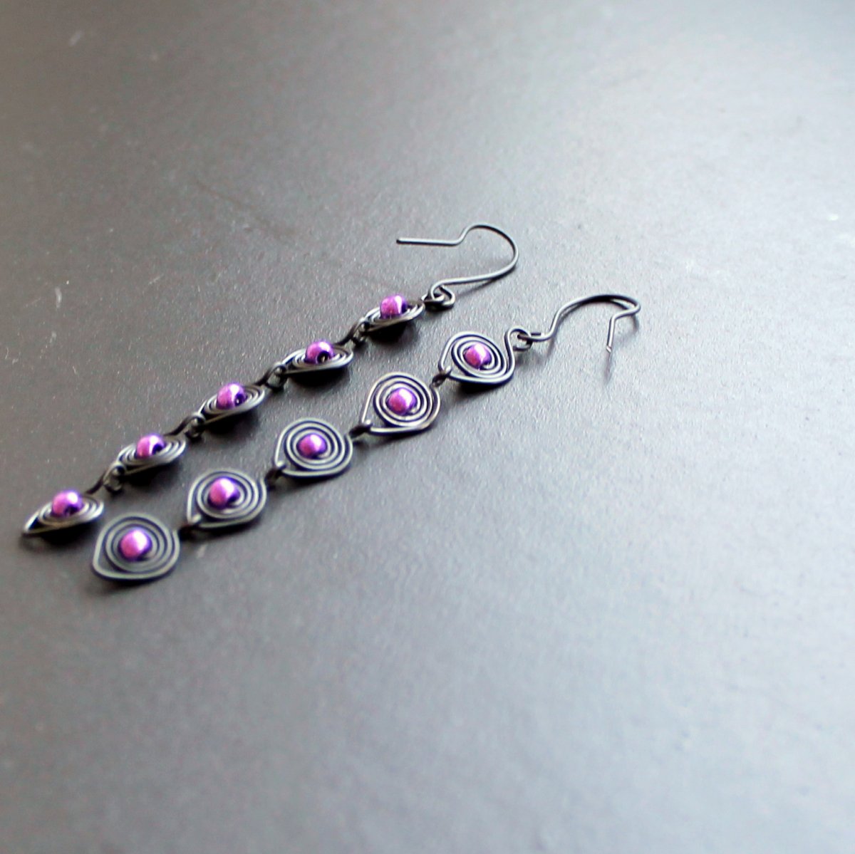 Náušnice metalická očka