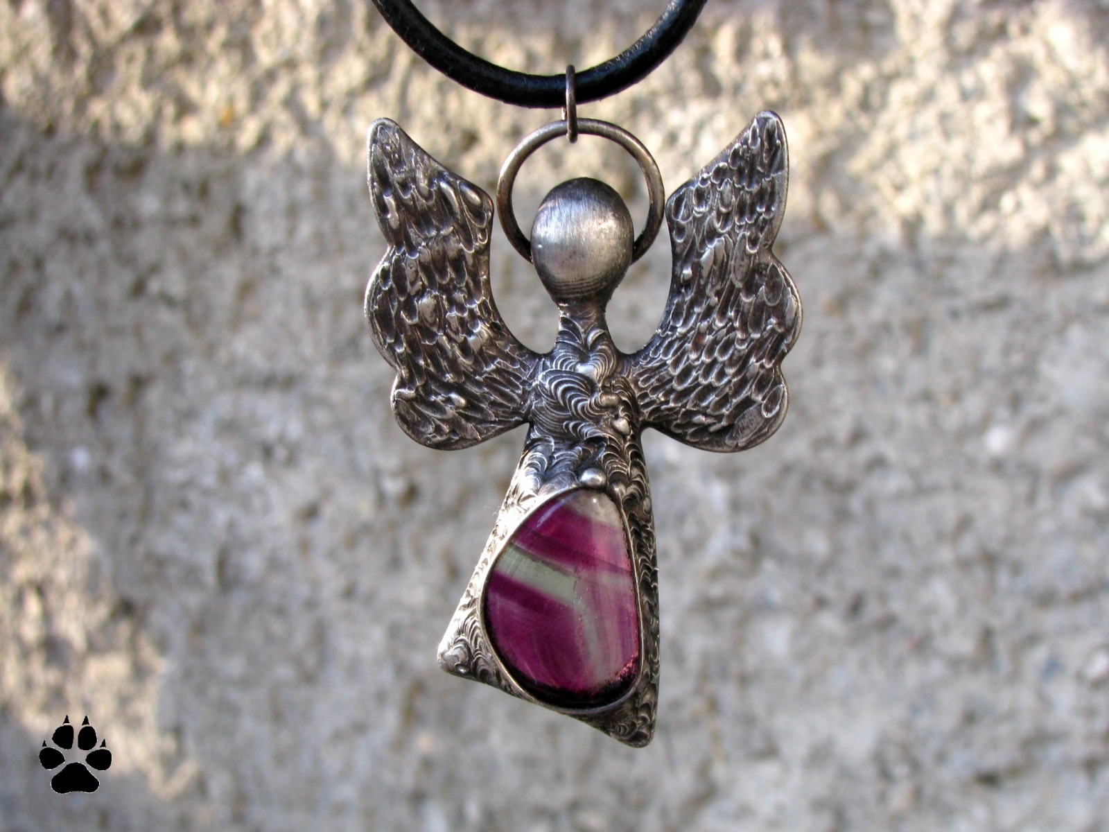 Andělíček fluoritový-na přání Bert.