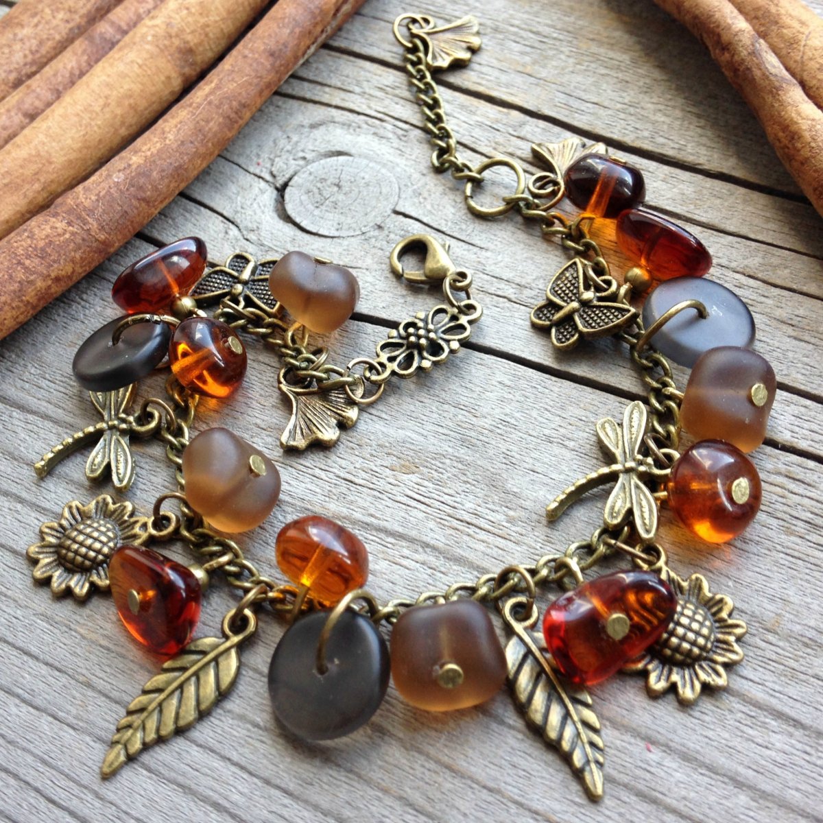 Medové kapky - náramek